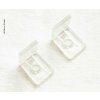 236455 upevnovaci svorky pro hlinikovy rohovy profil led plast 2 ks