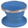245608 silikonovy drzak na kavovy filtr skladaci 11 cm svetle modry