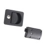 Zámok garážových dverí so zapustenou rukoväťou KUBUS, čierny