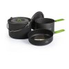 284938 camp4 elite l camping cookware sada 5 hlinikovych hrncu