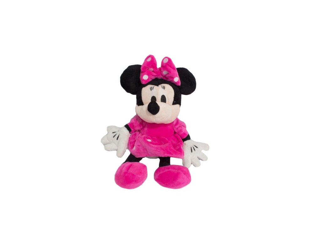 Mickey Mouse Plyšová Minnie v růžovém.JPG
