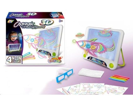 Magická světelná kreslicí 3D tabulka velká