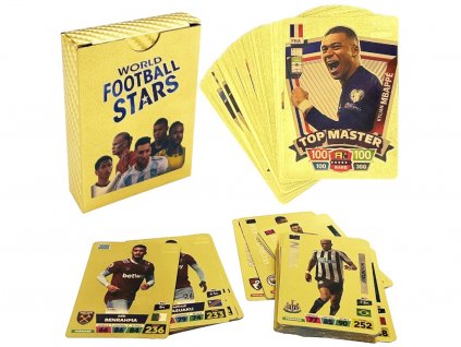 Designové fotbalové karty World Football Stars 50 ks 1 | Respelen.cz
