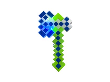 Minecraft LED svítící sekera