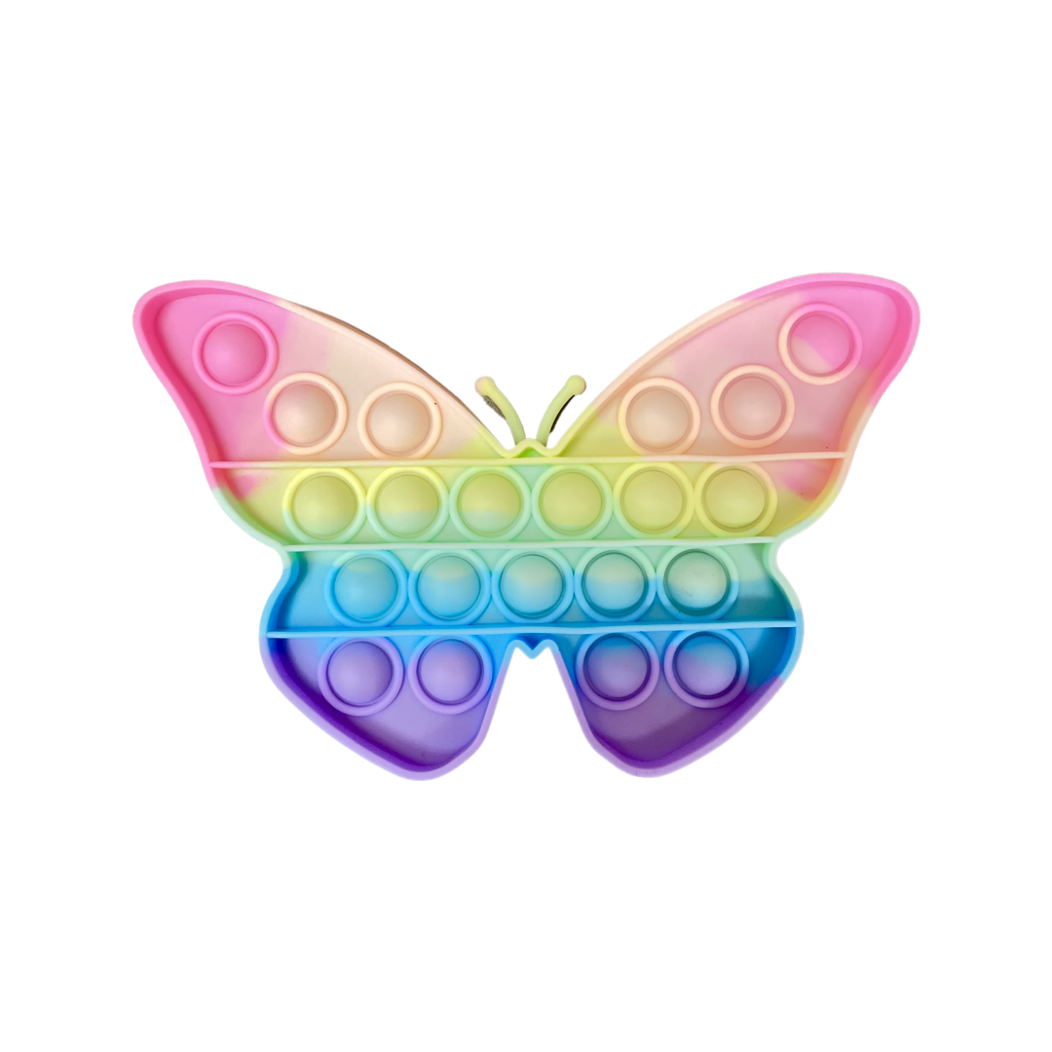 POP IT Antistresová hračka pastelový motýl Barva: Růžové křídla