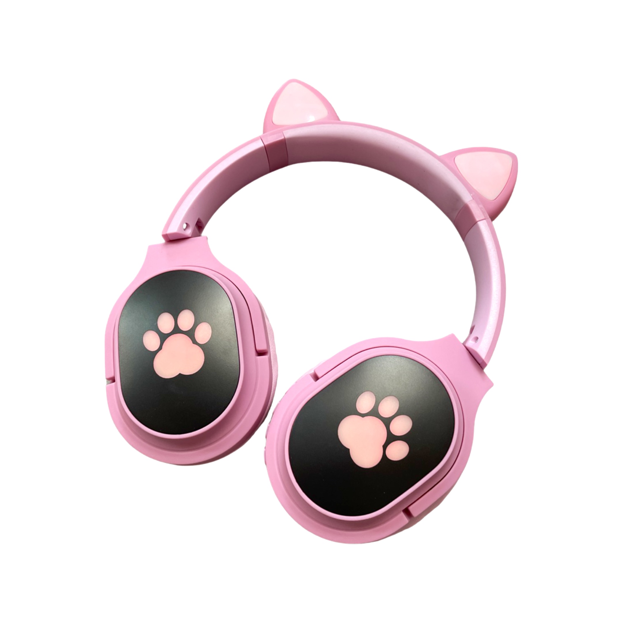Bezdrátová sluchátka Cat Ear s tlapkou VZV-380M Barva: Růžová