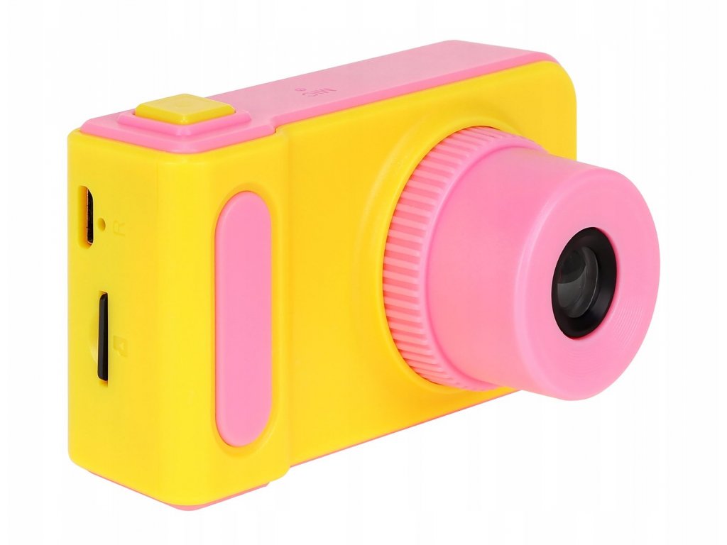 Dětský mini fotoaparát s kamerou na SD kartu Barva: Růžová