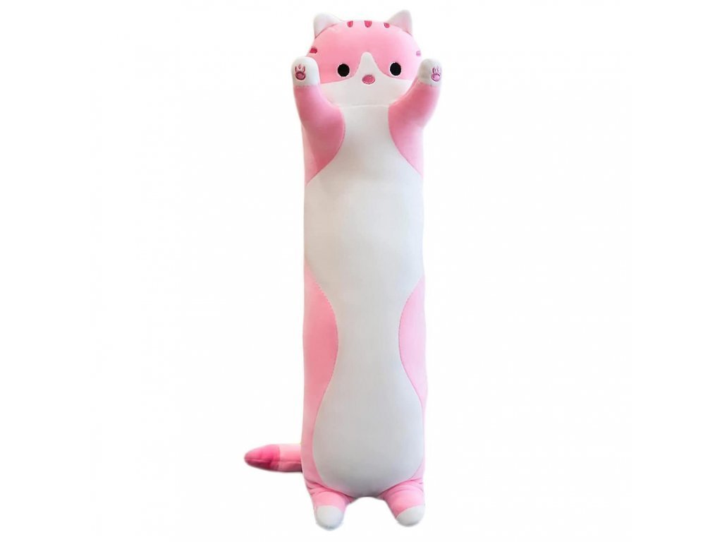 Kitties - roztomilý plyšový polštář 50 cm Barva: Růžová