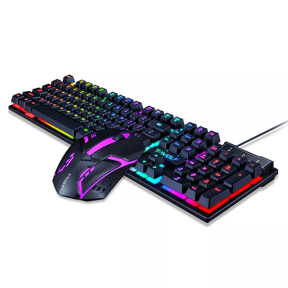 AquaGlow herní podsvícená klávesnice + myš