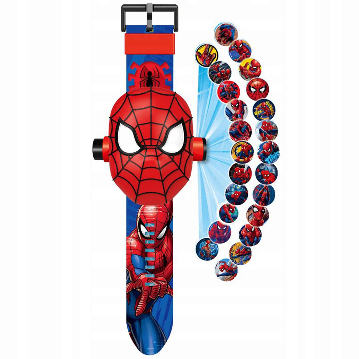 Dětské Spiderman hodinky s 3D hologramem