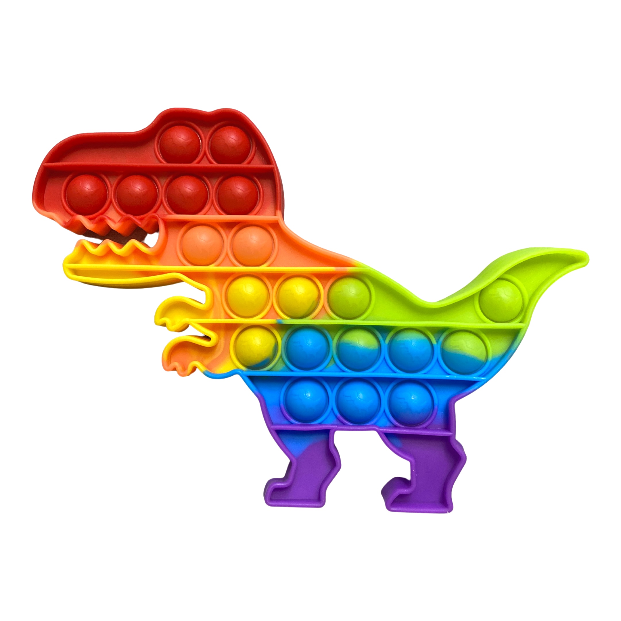 POP IT Antistresová hračka duhový dinosaurus