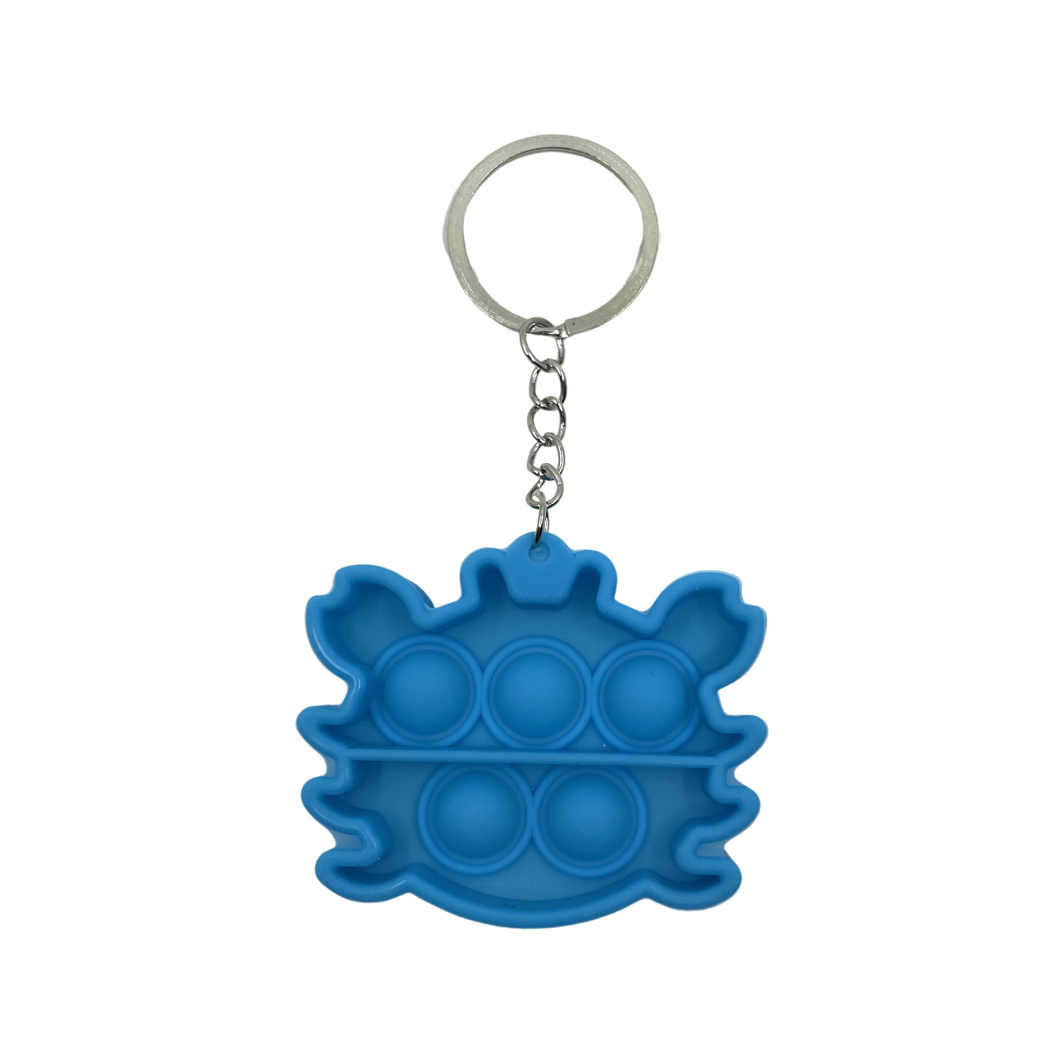 POP IT Antistresová hračka klíčenka krab Barva: Modrá