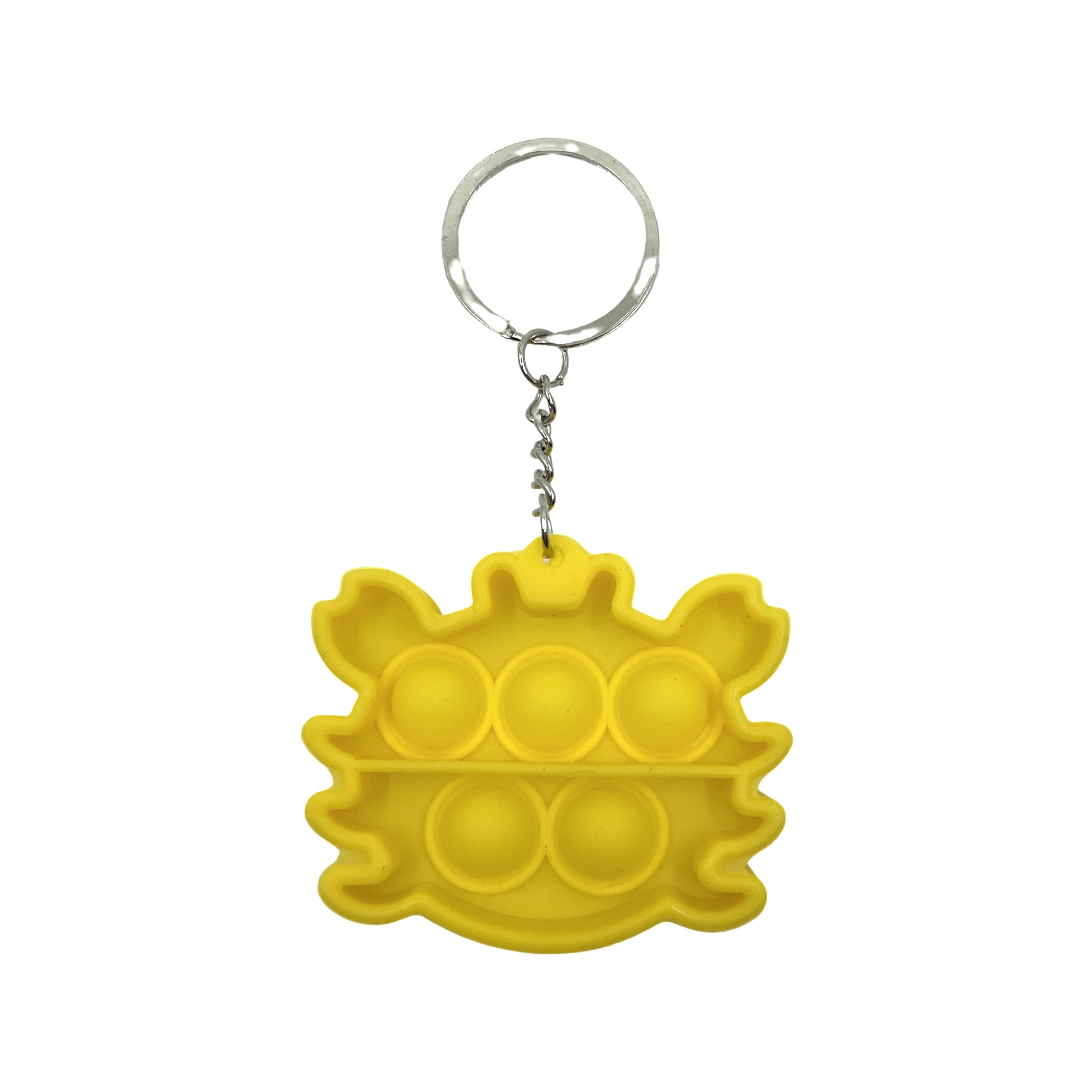POP IT Antistresová hračka klíčenka krab Barva: Žlutá