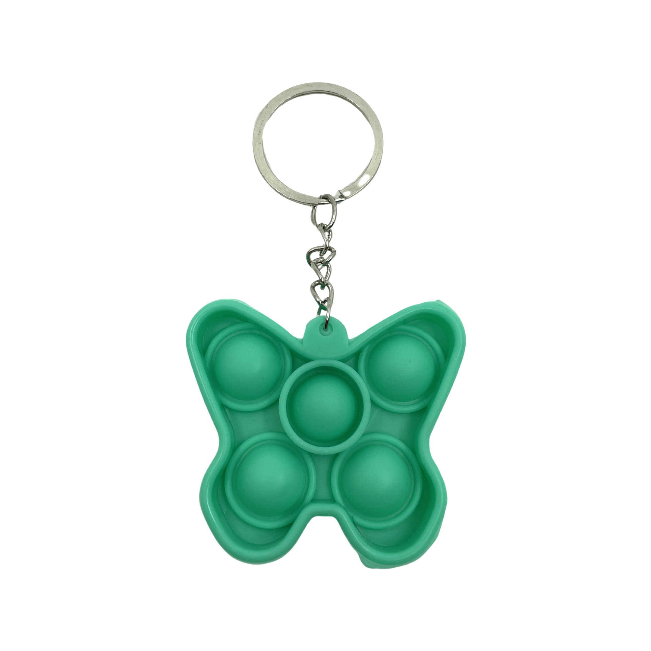 POP IT Antistresová hračka klíčenka motýl Barva: Zelená