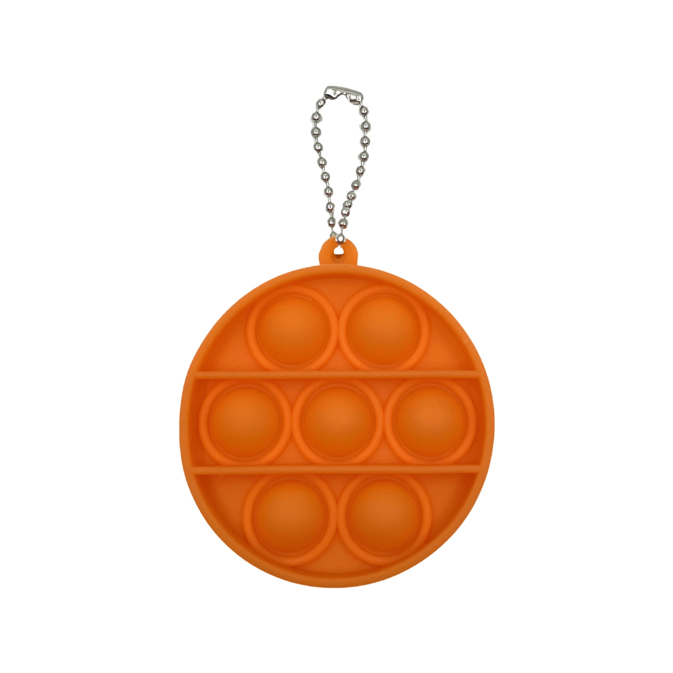 POP IT Antistresová hračka klíčenka kruh Barva: Oranžová