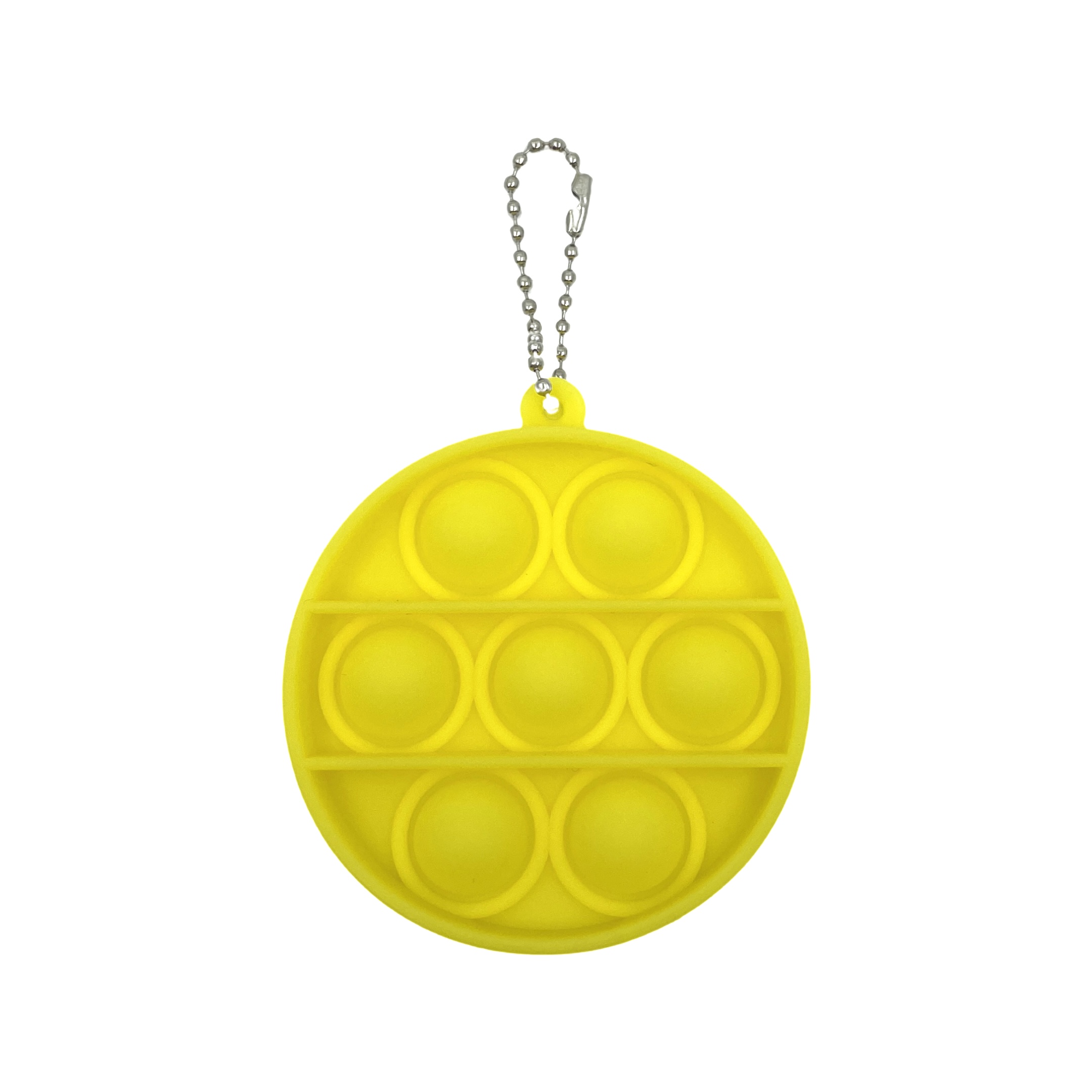 POP IT Antistresová hračka klíčenka kruh Barva: Žlutá