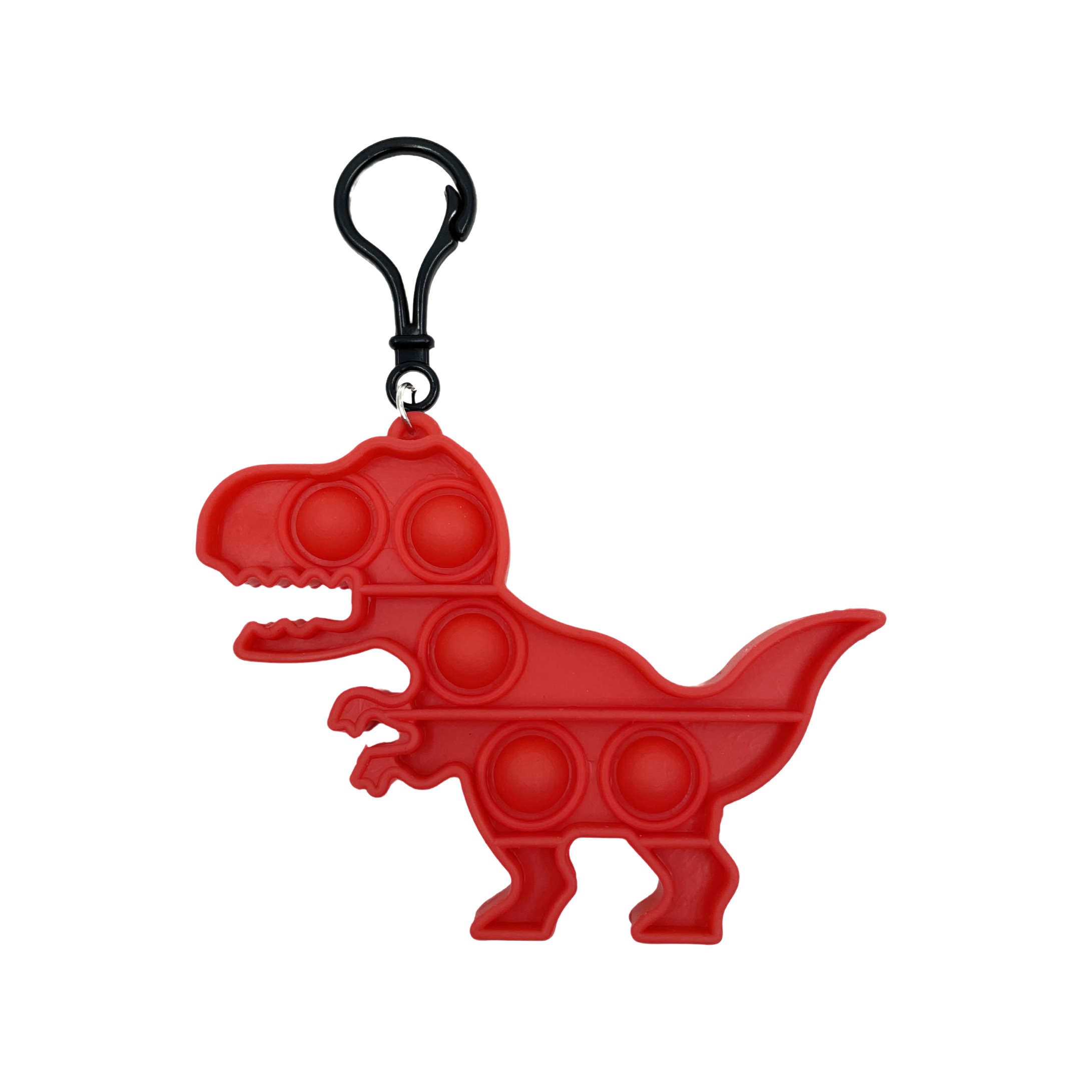 POP IT Antistresová hračka klíčenka dinosaurus Barva: Červená