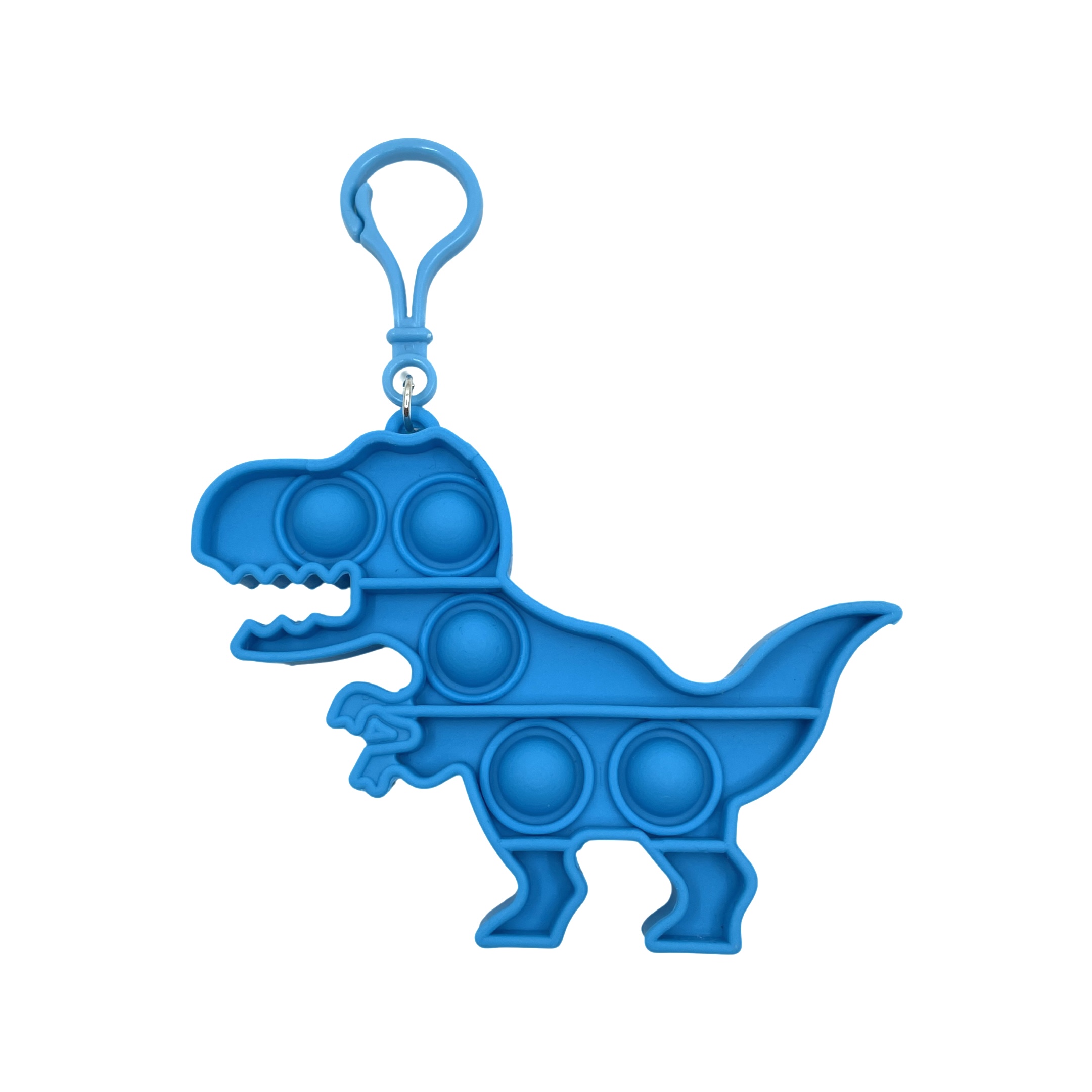 POP IT Antistresová hračka klíčenka dinosaurus Barva: Modrá