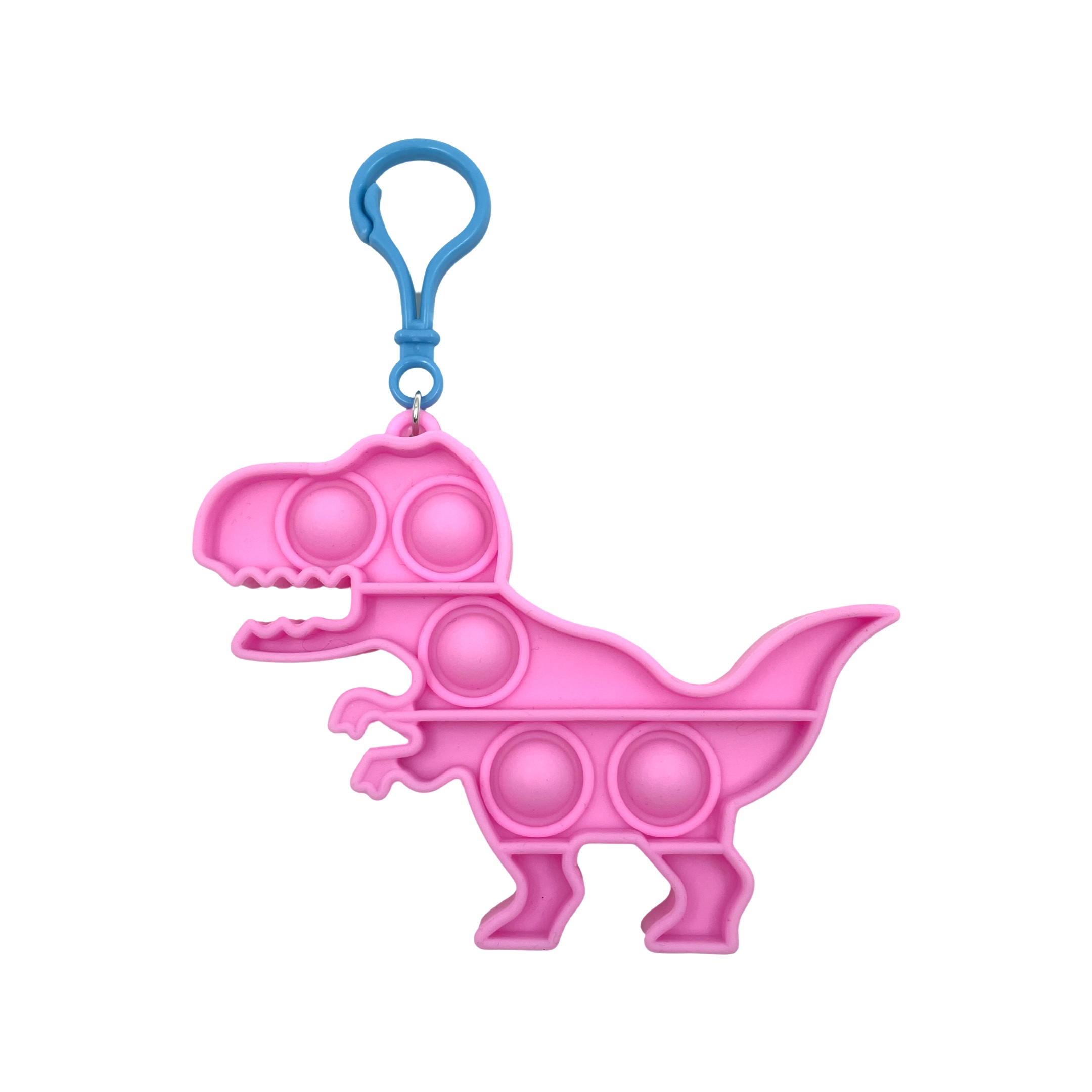 POP IT Antistresová hračka klíčenka dinosaurus Barva: Růžová