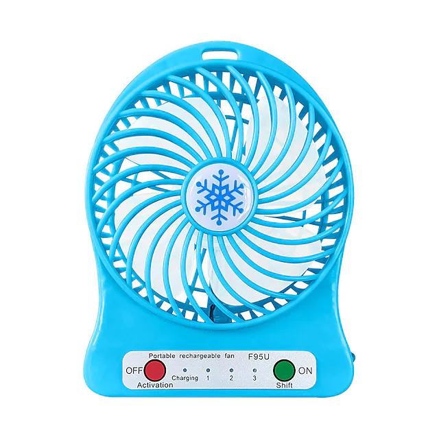 Barevný MINI stolní ventilátor Barva: Modrá