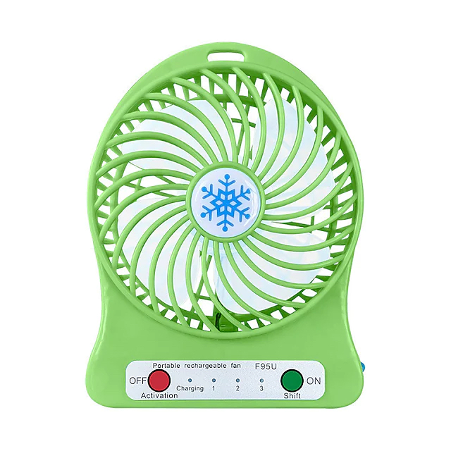 Barevný MINI stolní ventilátor Barva: Zelená