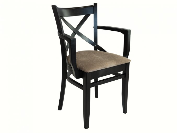 Dřevěná ohýbaná židle s područkami | Ressed