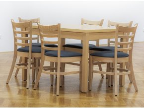 Jídelní set - Stůl a židle od kulturního domu | Ressed