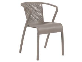 Designové plastové křesílko - béžová | Ressed