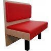 21323 7 cervena kozenkova lavice nebo box ressed