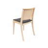 Moderní židle s čalouněným sedákem - zadní pohled | Ressed