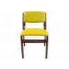 Zátěžová židle z bukového dřeva žluté čalounění | Ressed