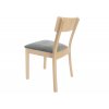 Designová dřevěná židle s čalouněným sedákem | Ressed