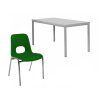 22368 2 jidelni set zelena zidle stul ressed