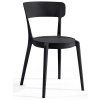 Moderní plastová černá židle | Ressed