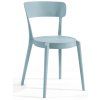 23493 3 svetle modra zidle z tvrzeneho plastu moderni design ressed