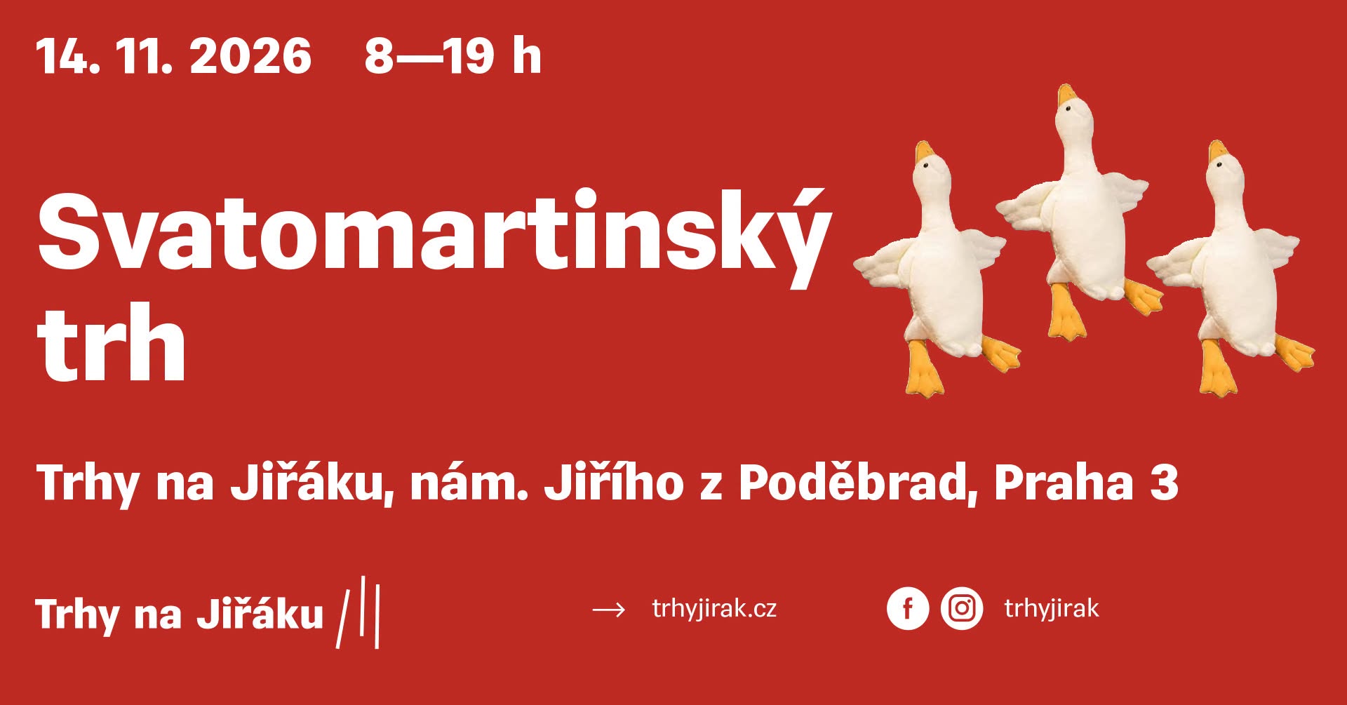 Svatomartinský trh na Jiřáku 14. 11. 2026