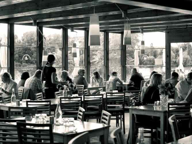 Interiér restaurace Podolka