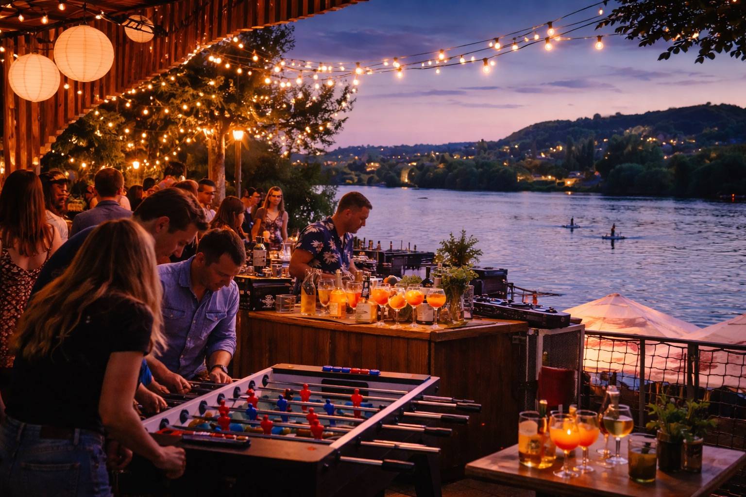 Zábava na akci v Podolce u Vltavy – večírek u vody