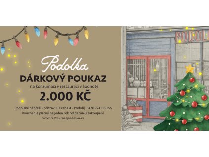 vanoce podolka restaurace 2000