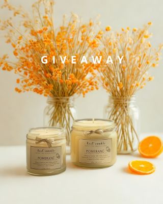 🎁 GIVEAWAY 🎁 Vyhlasovali jste si to, máte to mít. ❤️🙌🏼 DVA z Vás obdarujeme naší sójovou svíčkou 285g v nové vůni...