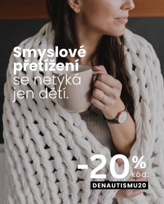 Někdy je toho prostě moc. hluk únava napětí neklid Jemný tlak může pomoci tělu zpomalit a vytvořit pocit klidu. U...