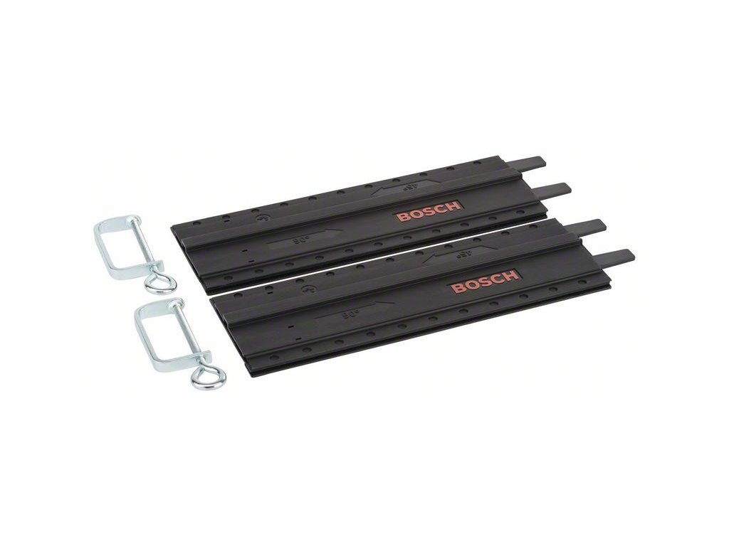 Bosch 2-dielna vodiaca lišta z plastu so skrutkovacími svorkami 700 mm (2× 350 mm)