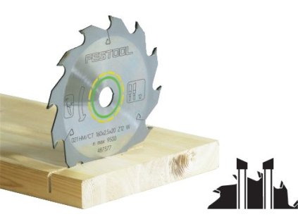 Festool Pílový kotúč do kotúčovej píly HW 160x20x2,2 W18 WOOD STANDARD