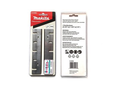 Makita Sada hobľovacích nožov 170 mm HSS