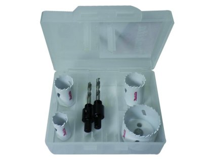 Makita 4-dielna sada vykružovacích koruniek 22 - 51 mm