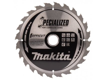 Makita Pílový kotúč na drevo Efficut 235 x 30 x 2,3 mm, 24 zubov