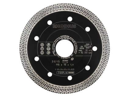 Rhodius Diamantový kotúč na keramiku TOPLINE 115 mm GD15