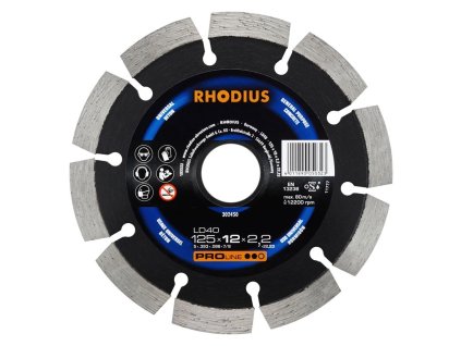 Rhodius Diamantový kotúč na betón PROLINE 125 mm LD40