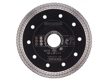 Rhodius Diamantový kotúč na keramiku TOPLINE 125 mm DG15