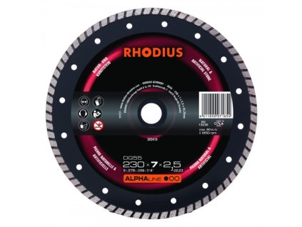 Rhodius Diamantový kotúč na kameň ALPHALINE 230 mm DG55